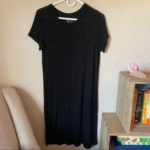 Albion Black Pocket Tee Dress